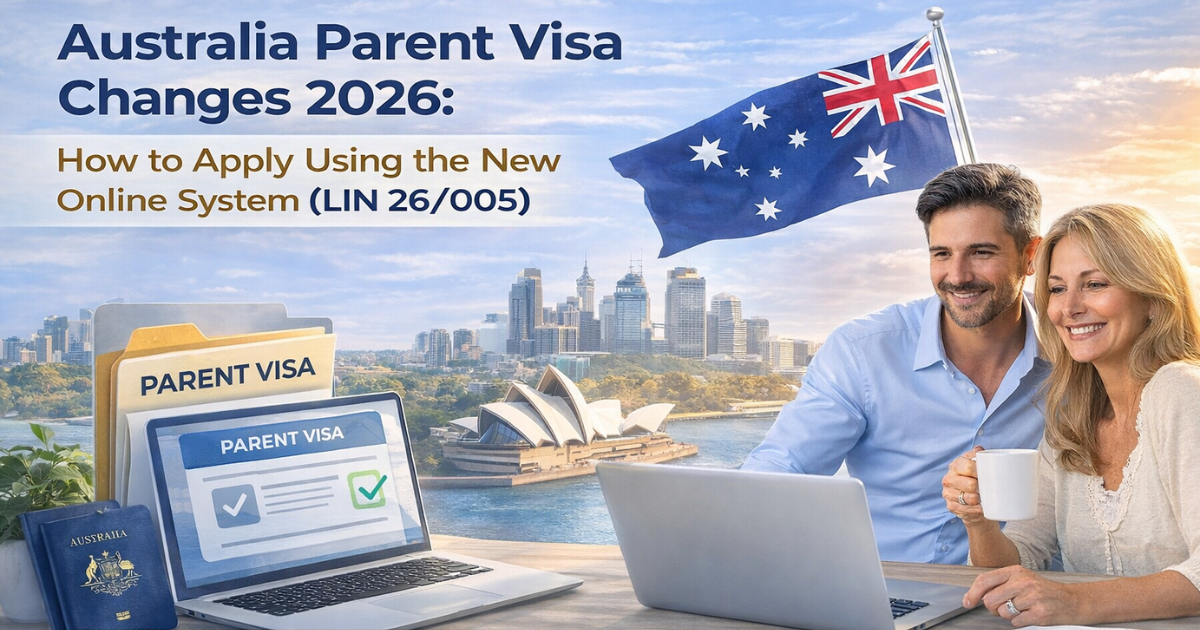 Australia Parent Visa Updates 2026: New Online Application Process Explained (LIN 26/005)