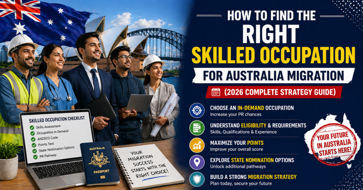 How to Find the Right Skilled Occupation for Australia Migration (2026 Complete Strategy Guide)
