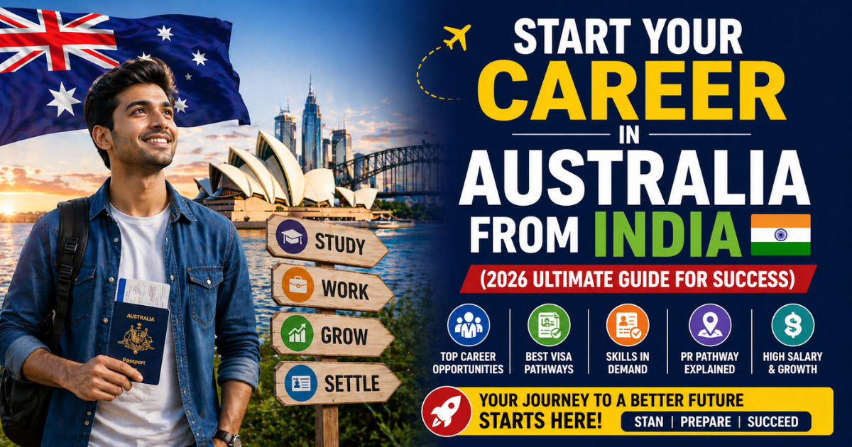 Start Your Career in Australia from India (2026 Ultimate Guide for Success)