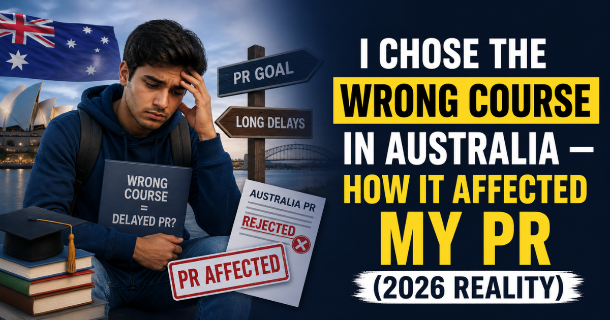 I Chose the Wrong Course in Australia — How It Affected My PR (2026 Reality)