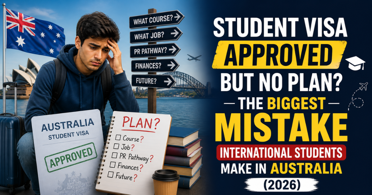 Student Visa Approved But No Plan? The Biggest Mistake International Students Make in Australia (2026)